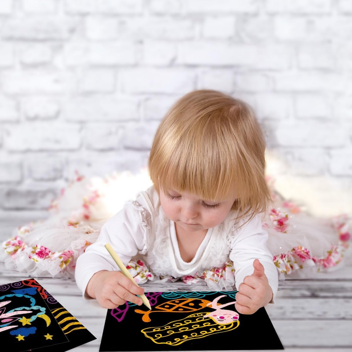 Avenir Mini Scratch Boek - Prinses