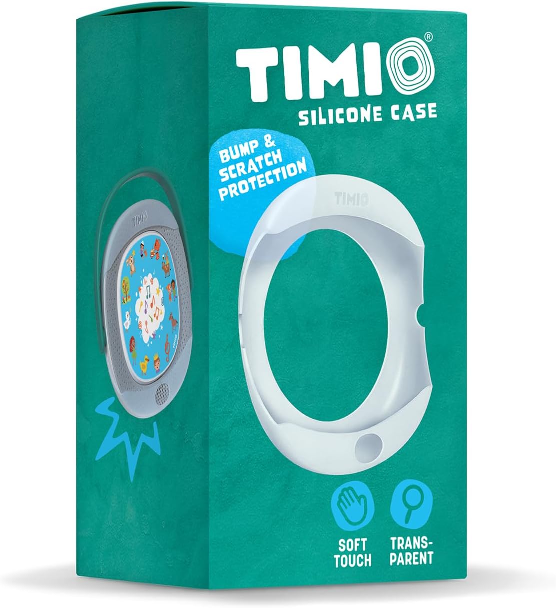 TIMIO Silicone Case | Protective Cover for TIMIO Player | Translucent Milky white
