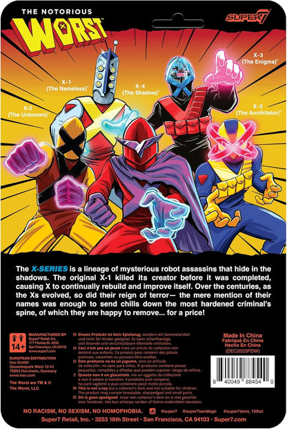 Super7 The Worst Reaction Figures Wave 05 (Mutant Team) - X1 (The Nameless) Action Figure