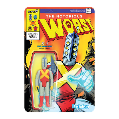 Super7 The Worst Reaction Figures Wave 05 (Mutant Team) - X1 (The Nameless) Action Figure