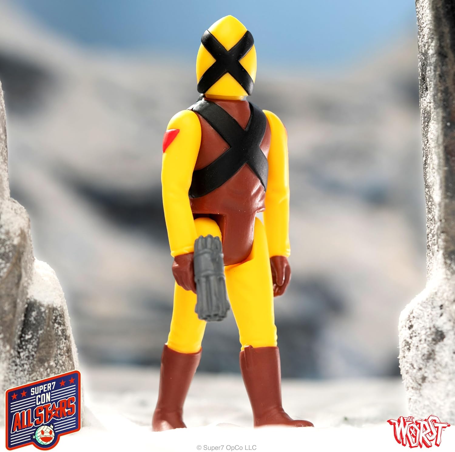 Super7 The Worst X-2 (The Unknown) Mutant Team - 9,5 cm The Worst Action Figure with Accessory Collectibles and Retro Toys