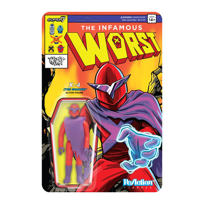 Super7 The Worst Reaction Figures Wave 05 (Mutant Team) - X4 (The Shadow) Action Figure