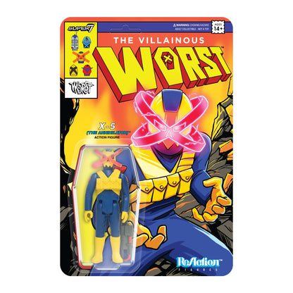 Super7 The Worst Reaction Figures Wave 05 (Mutant Team) - X5 (The Annihilator) Action Figure