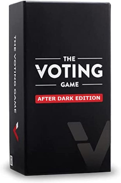 The Voting Game Dyce Games After Dark Edition Juego de Cartas en inglés para Adultos | Juego de Fiesta para 4-10 Jugadores | Una edición NSFW para Jugar en Grupo con Amigos