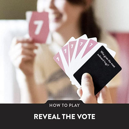 The Voting Game Dyce Games After Dark Edition Juego de Cartas en inglés para Adultos | Juego de Fiesta para 4-10 Jugadores | Una edición NSFW para Jugar en Grupo con Amigos