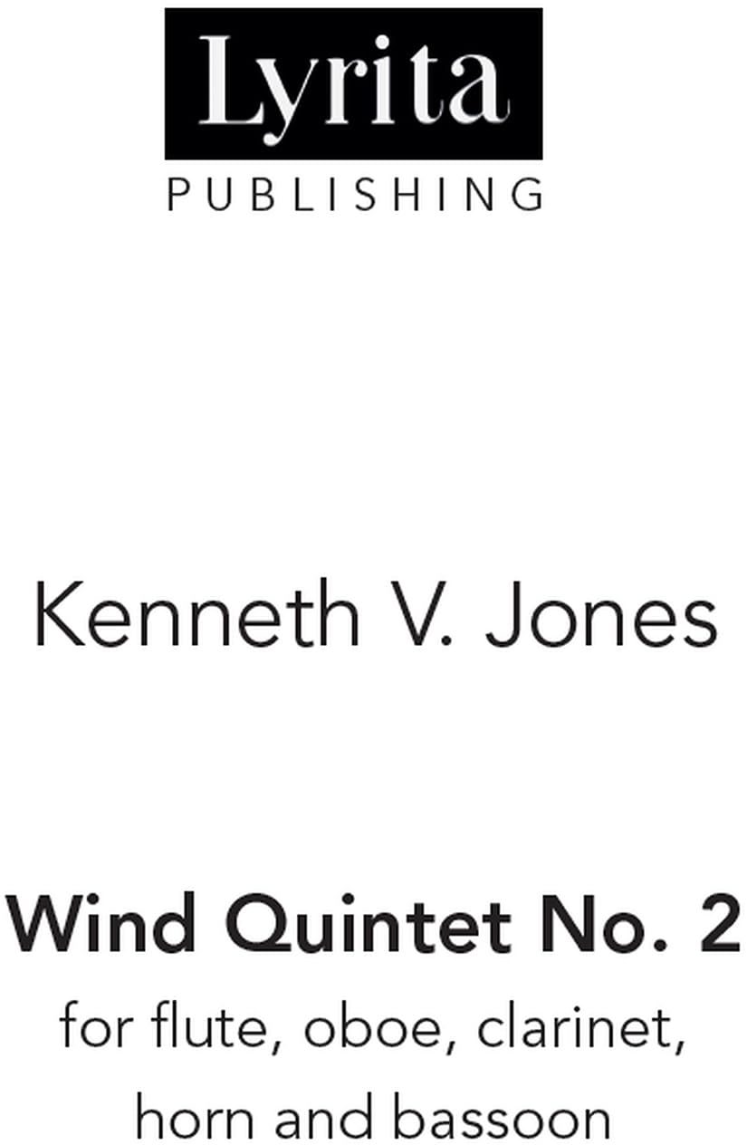 Jones: Wind Quintet No. 2