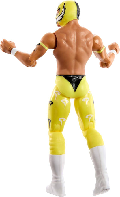 Mattel WWE Action Figure, 6-inch Collectible Rey Mysterio with 10 Articulation Points & Life-Like Look
