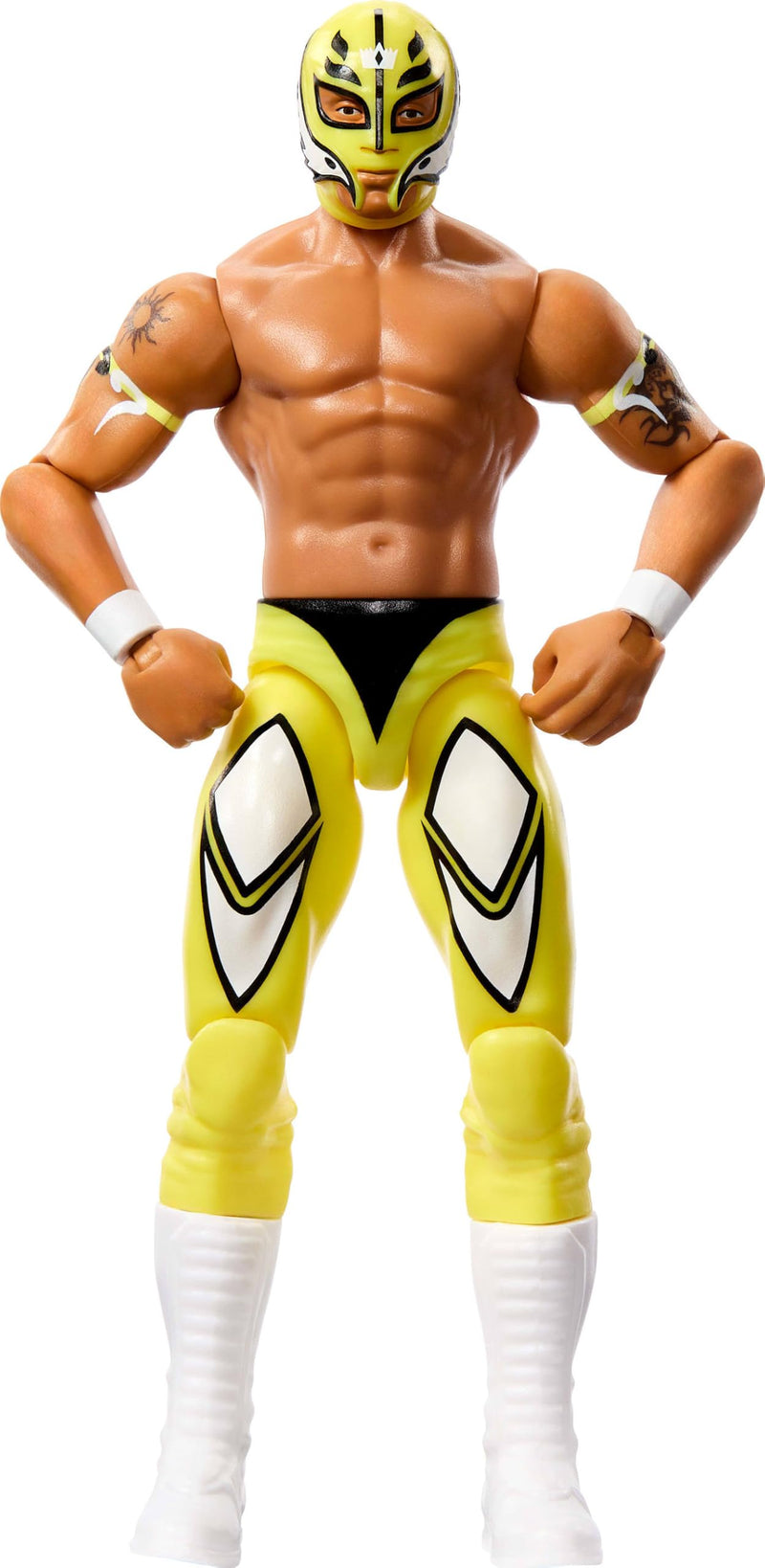Mattel WWE Action Figure, 6-inch Collectible Rey Mysterio with 10 Articulation Points & Life-Like Look
