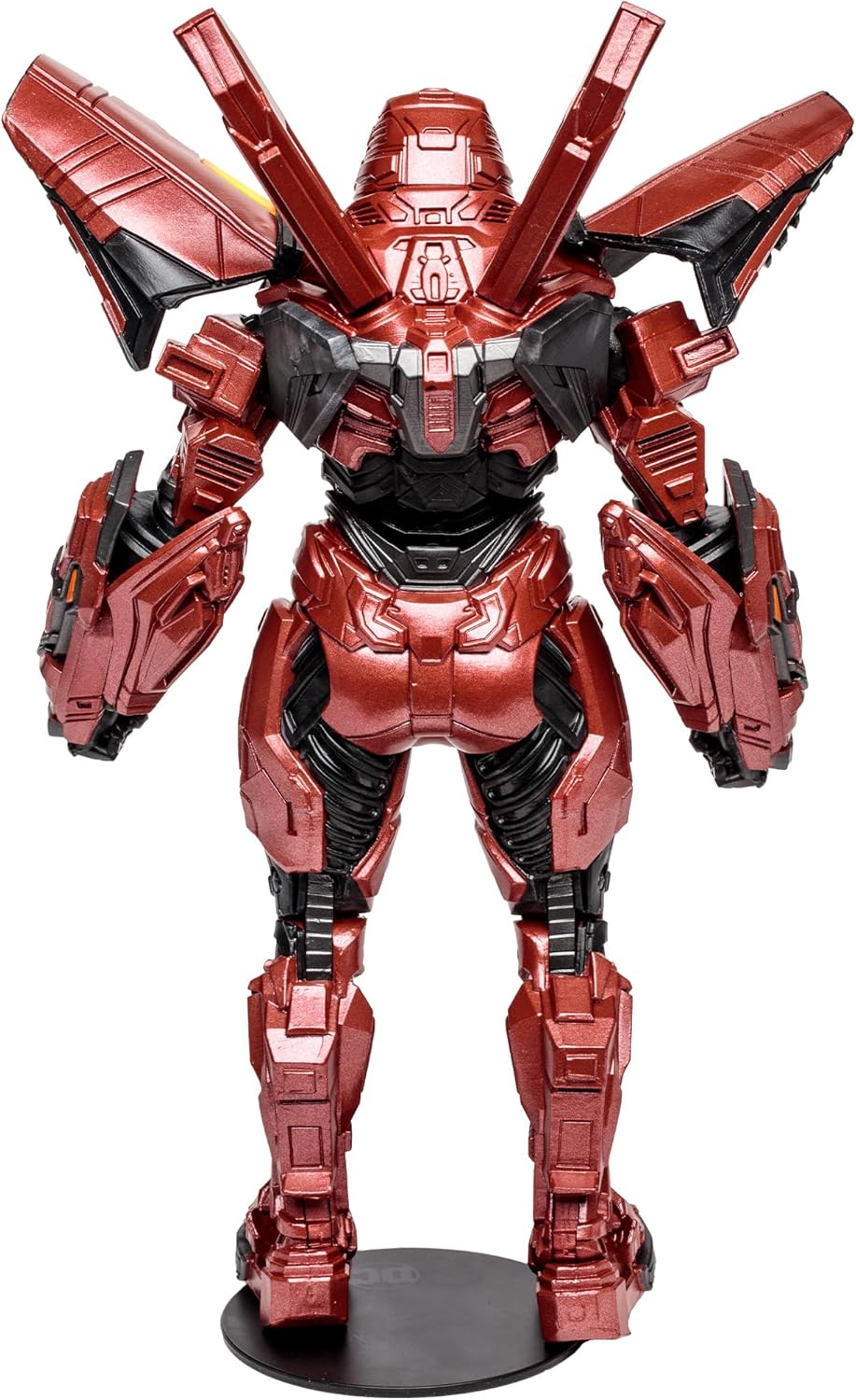 McFarlane Toys DC Blue Beetle Movie Megafig - Carapax Action Figure - Large-Scale Figure with Ultra Articulation - Bionically Enhanced Lieutenant from the Blue Beetle Movie - Collectible Art Card