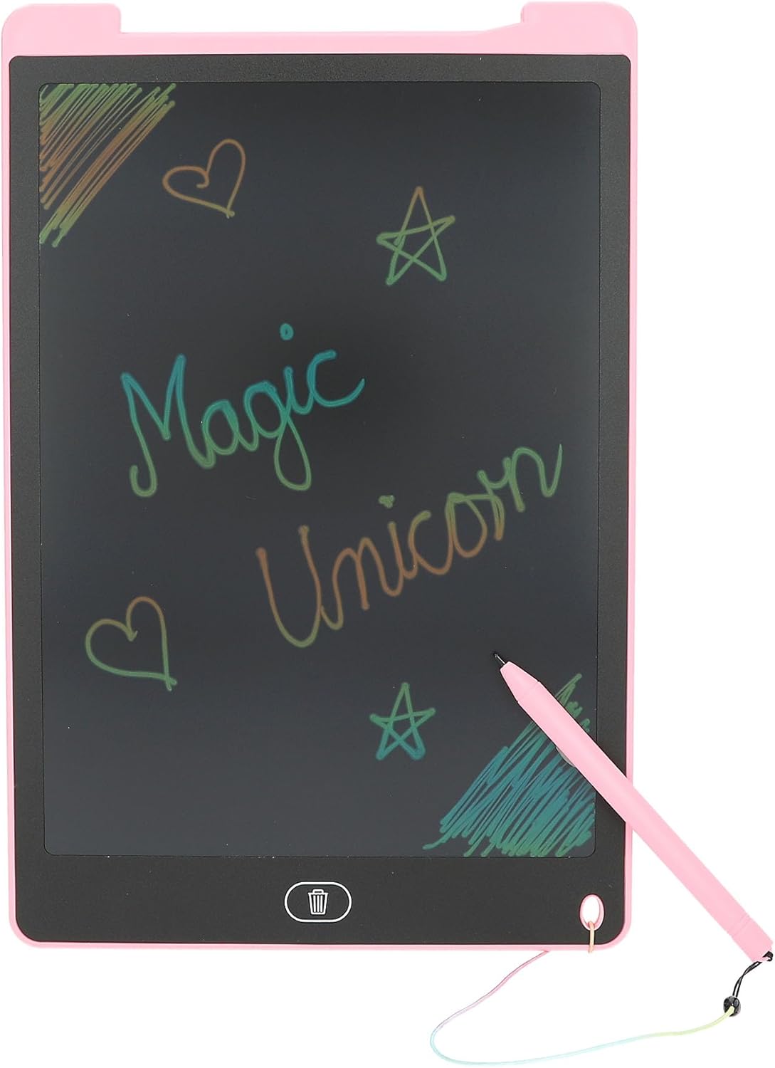 Depesche 13183 Ylvi Magic Pink Writing and Colouring Pen Attached Electronic Board with Batteries Included, Multicolour