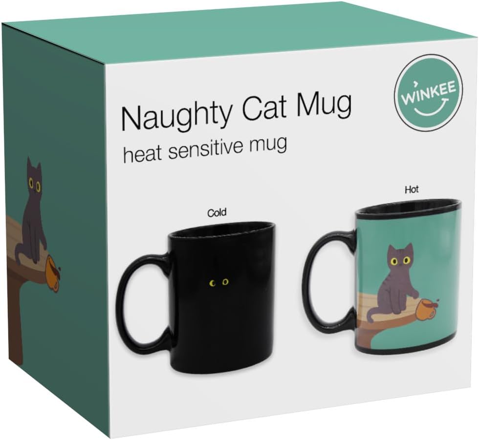 Winkee - Taza de café traviesa gatito