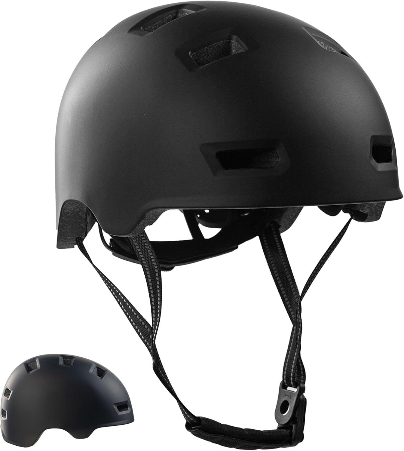 Crazy Safety - All Black Helmet - L (57-61Cm)