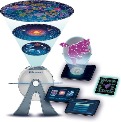 Clementoni- Star Projector: With Lights, AR App & Space Exploration (8+ Years