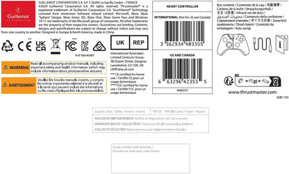 Thrustmaster HEART CONTROLLER, Gamepad Effetto Hall con Tecnologia H.E.A.R.T. Anti-Deriva per Xbox Serie X|S e PC