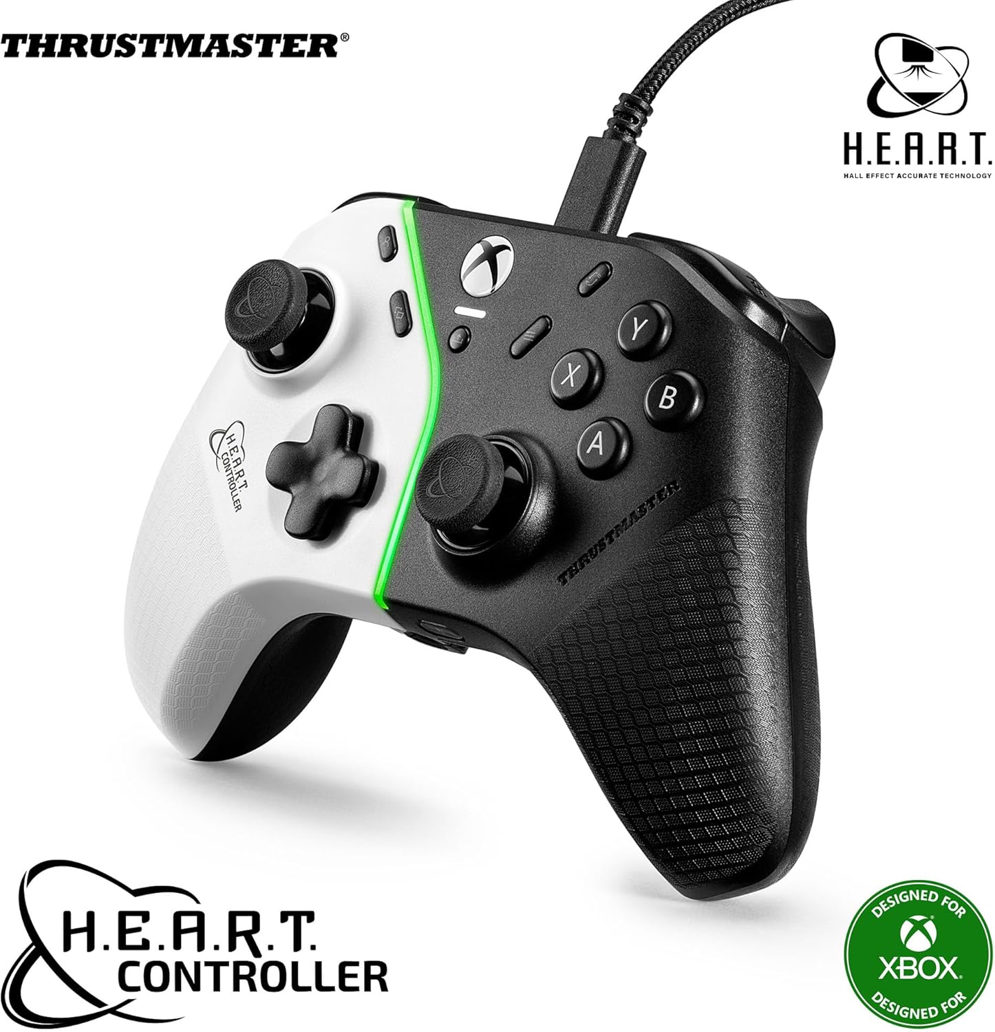 Thrustmaster HEART CONTROLLER, Gamepad Effetto Hall con Tecnologia H.E.A.R.T. Anti-Deriva per Xbox Serie X|S e PC