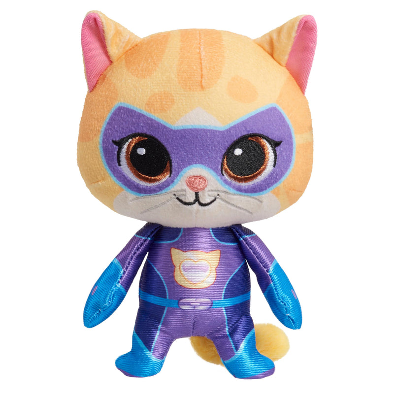 Just Play Disney Junior SuperKitties 7-inch Small Plush Stuffed Animal, Sparks, Kitten, Kids Toys for Ages 2 Up