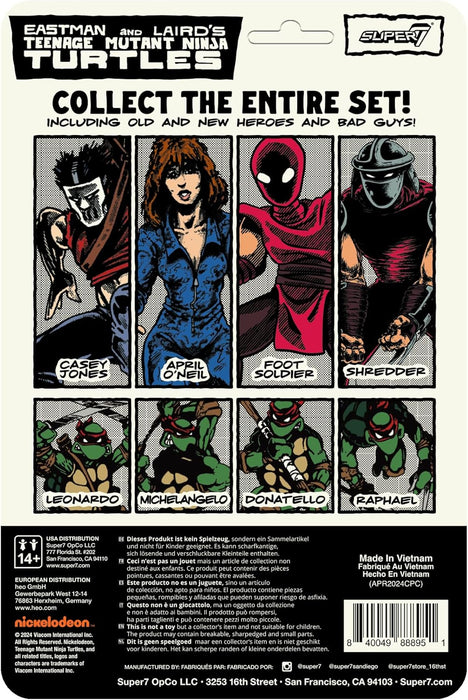 Super7 Teenage Mutant Ninja Turtles Reaction Figures Wave 11 - Shredder (Comic Color) Action Figure