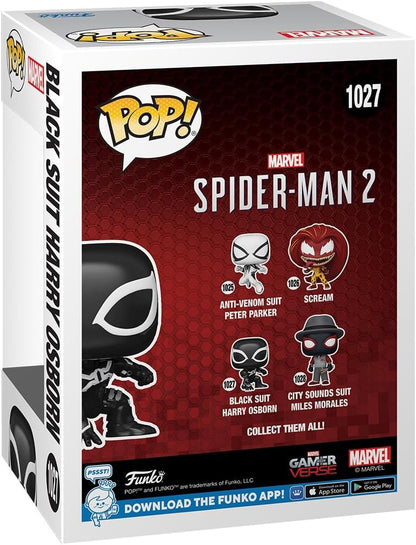 Funko POP! Games: SM2VG - Harry Osborn - (Black Suit) - Spider-man 2 Video Game - Collectable Vinyl Figure - Gift Idea - Official Merchandise - Toys for Kids & Adults - Video Games Fans