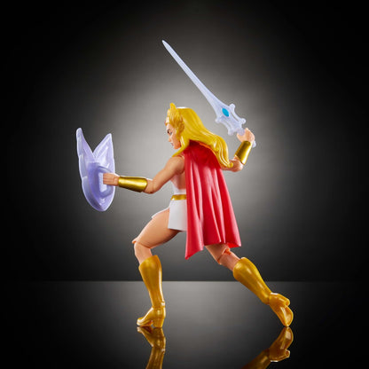 Masters of the Universe Origins Action Figure She-Ra Cartoon Collection, 5.5-inch 1980s TV Heroine, Princess of Power Detailed Design & Accessories