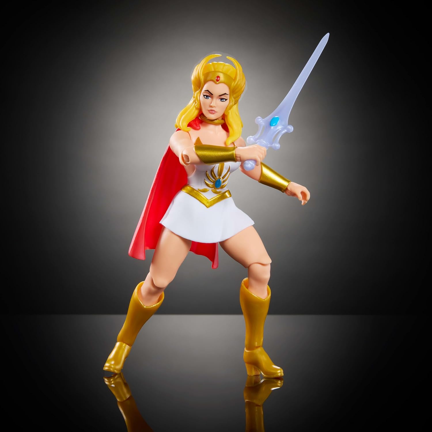Masters of the Universe Origins Action Figure She-Ra Cartoon Collection, 5.5-inch 1980s TV Heroine, Princess of Power Detailed Design & Accessories
