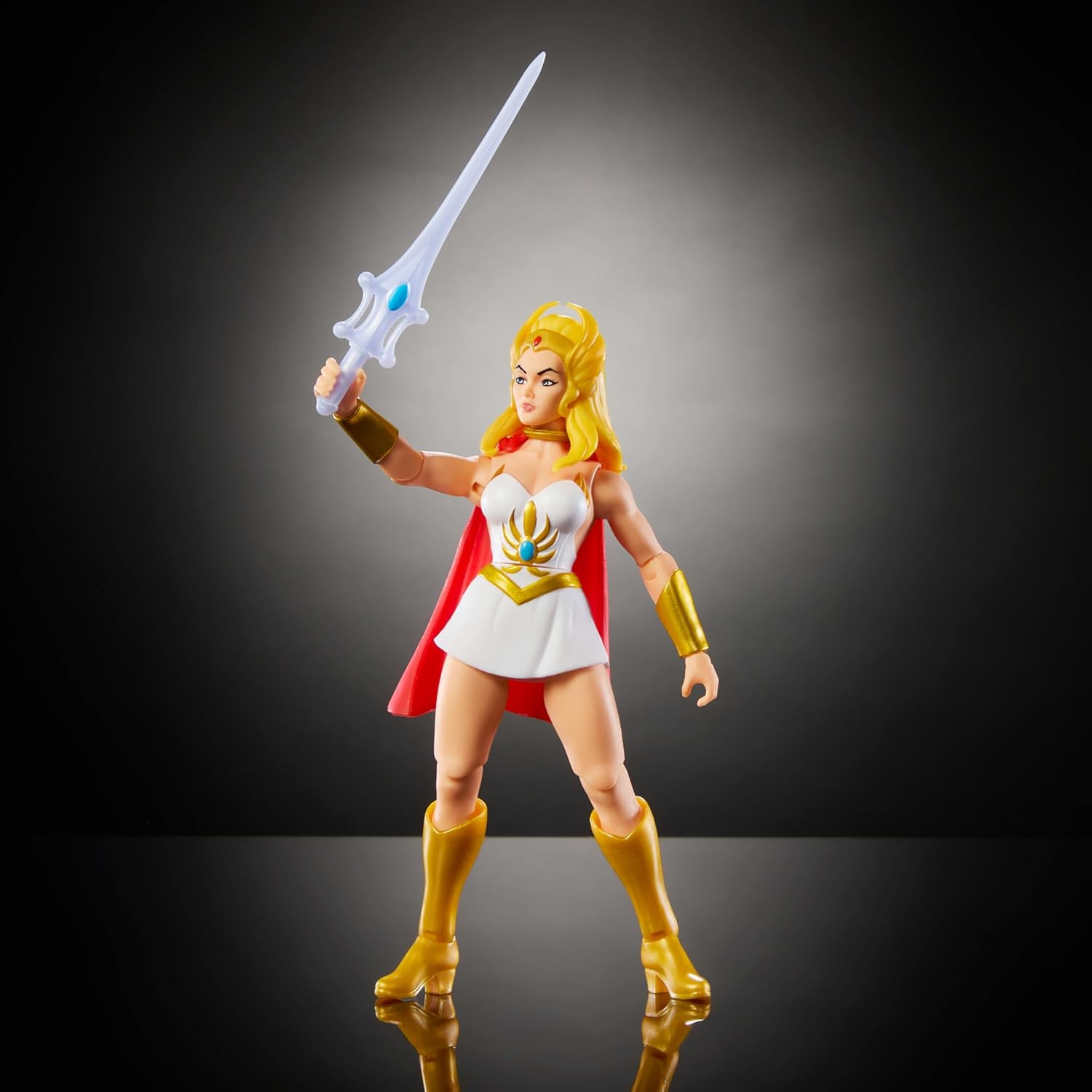 Masters of the Universe Origins Action Figure She-Ra Cartoon Collection, 5.5-inch 1980s TV Heroine, Princess of Power Detailed Design & Accessories