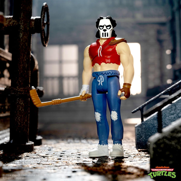 Super7 Teenage Mutant Ninja Turtles Reaction Figures Wave 11 - Casey Jones (Comic Color) Action Figure