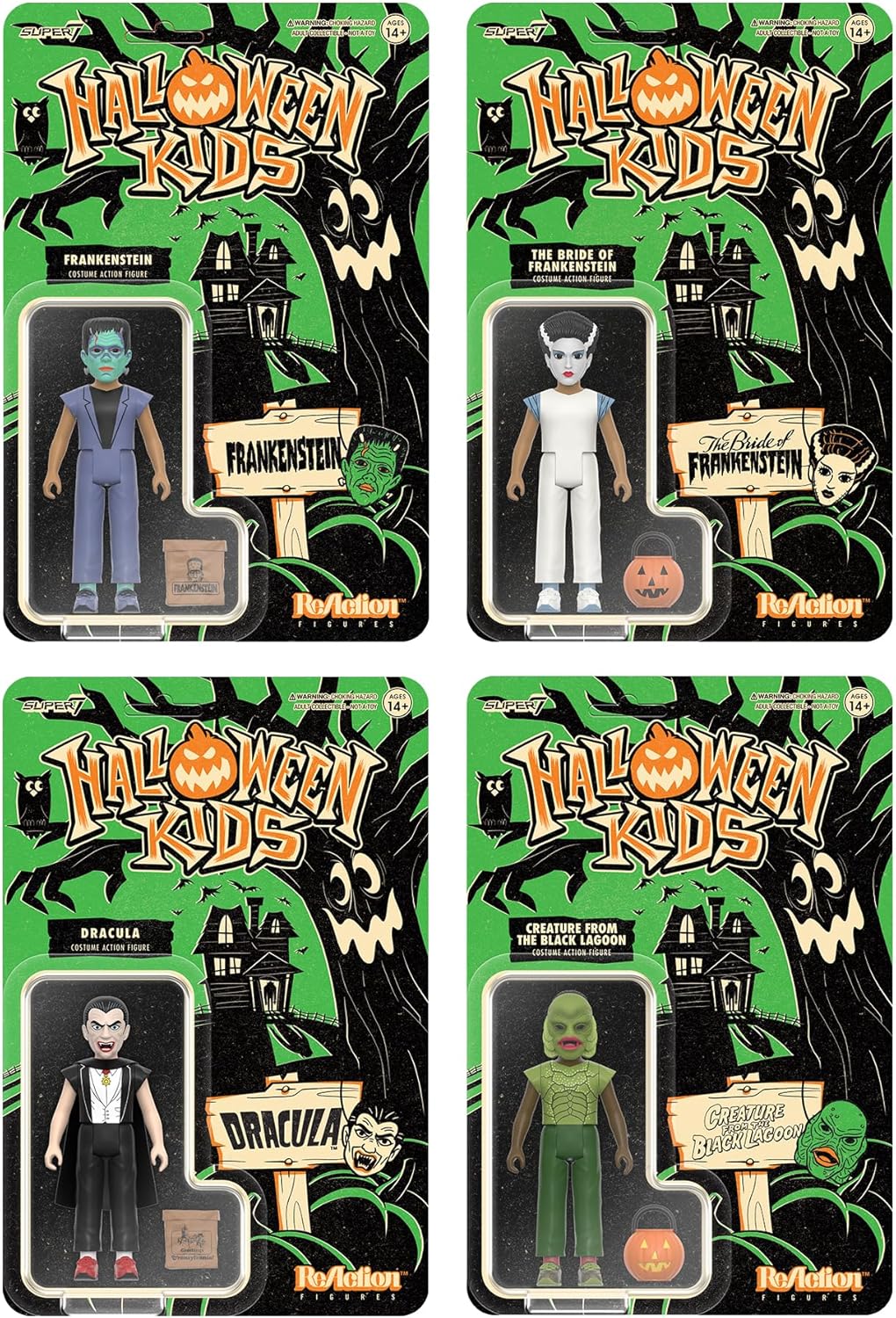 Super7 Halloween Kids Reaction - Creature of The Black Lagoon (Universal Monsters) Action Figure