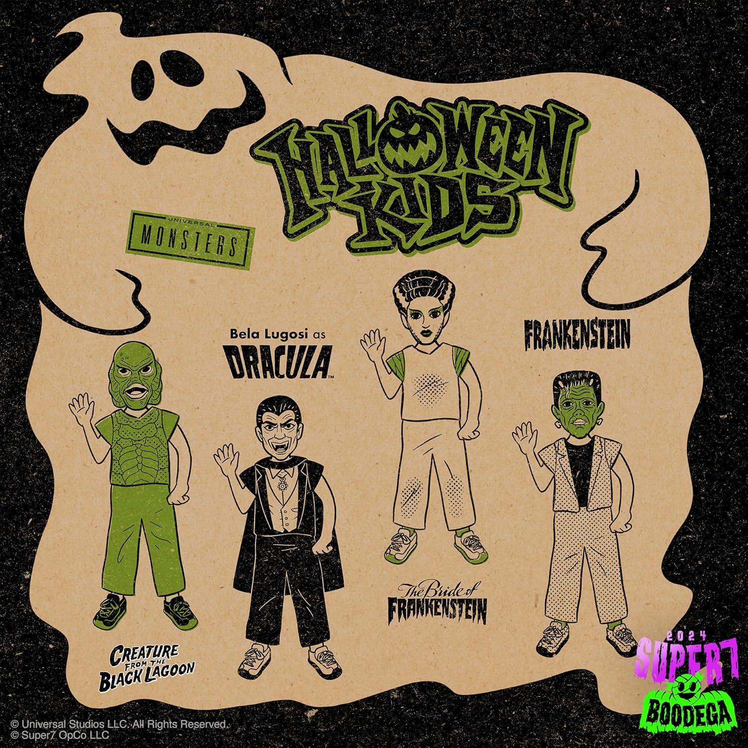 Super7 Halloween Kids Reaction - Creature of The Black Lagoon (Universal Monsters) Action Figure