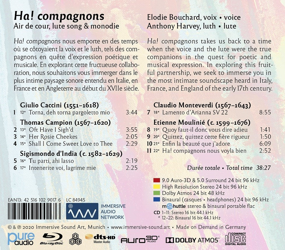 Elodie Bouchard & Anthony Harvey - Ha! Compagnons