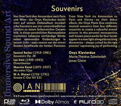 Onyx Klavierduo - Souvenirs