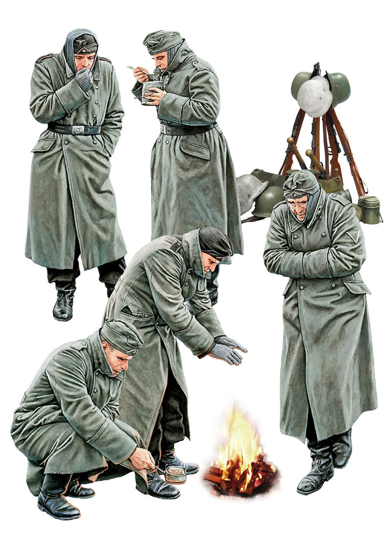 Mini Art 35428 Set di figure in scala 1:35 soldati tedeschi WW II Sp.Ed. - riproduzione fedele, modellismo, kit in plastica, artigianato, hobby, incollaggio, kit di modelli, montaggio