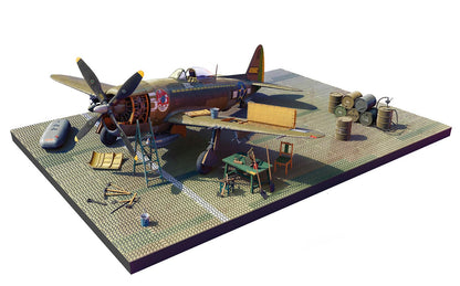 MiniArt - 1/48 P-47d Thunderbolt Bubbletop W/base En Access (11/24) *