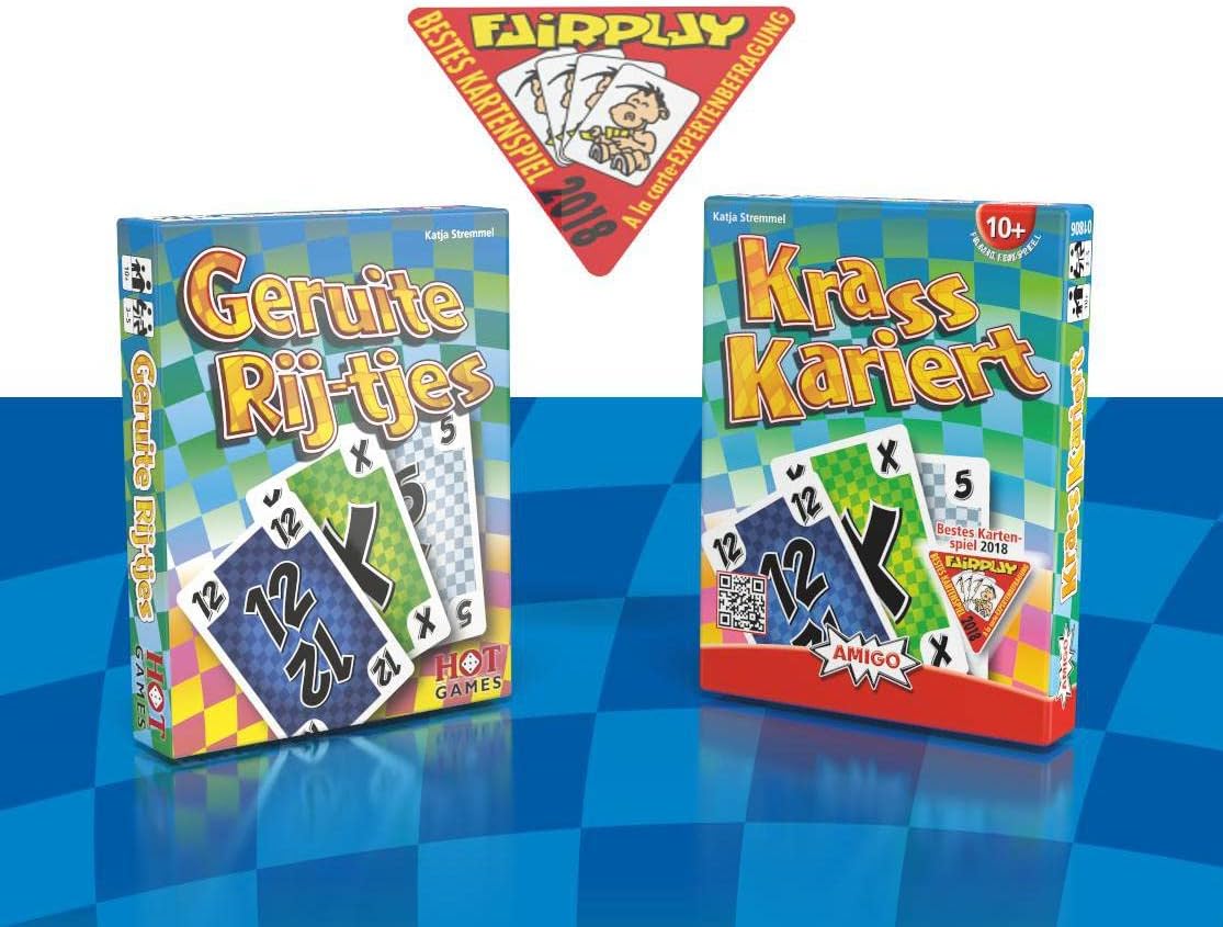 Karierte Reihen-Kartenspiel HOT Games