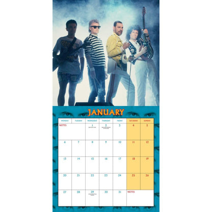 Official Queen Collector's Edition Record Sleeve Calendar 2025