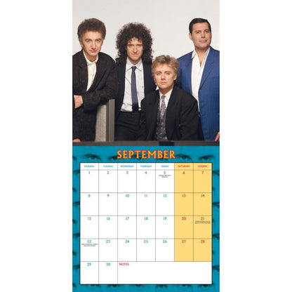 Official Queen Collector's Edition Record Sleeve Calendar 2025