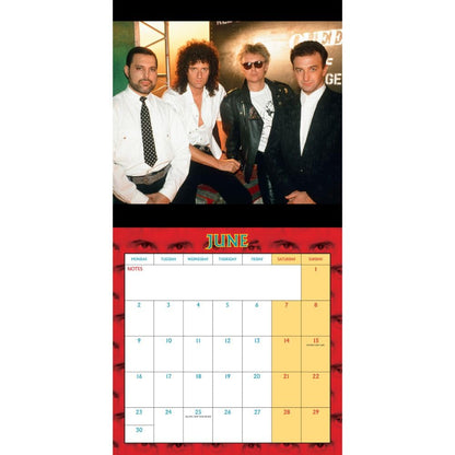 Official Queen Collector's Edition Record Sleeve Calendar 2025