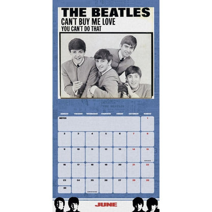 Official The Beatles Collector's Edition Record Sleeve Calendar 2025