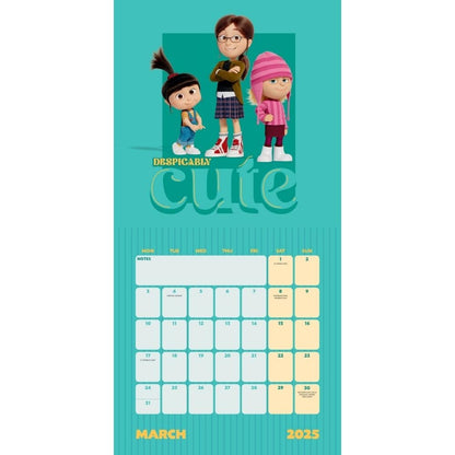 Minions – Despicable Me 4 – Ich Einfach Unverbesserlich 4 – Offizieller Kalender 2025: Original Danilo-Kalender   (Wall-Kalender
