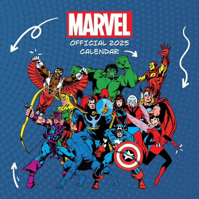Marvel Comics – Offizieller Kalender 2025: Original Danilo-Kalender   (Wall-Kalender