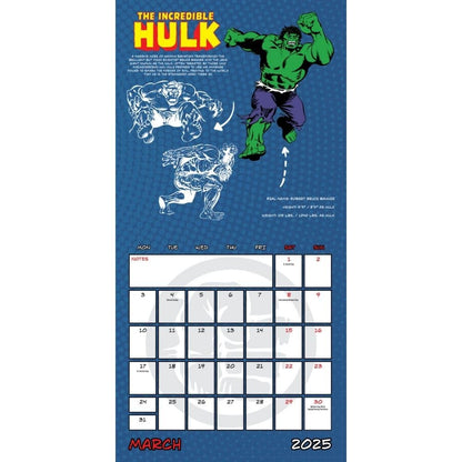Marvel Comics – Offizieller Kalender 2025: Original Danilo-Kalender   (Wall-Kalender