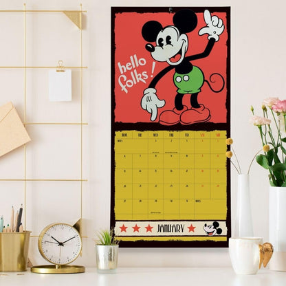 Disney Mickey Mouse 2025 – Wandkalender: Original Danilo-Kalender   (Wall-Kalender