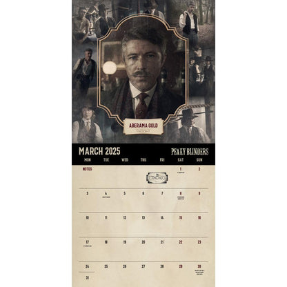 Official Peaky Blinders Square Calendar 2025
