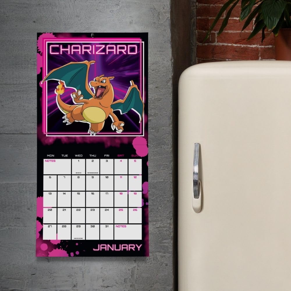 Official Pokemon Square Calendar 2025