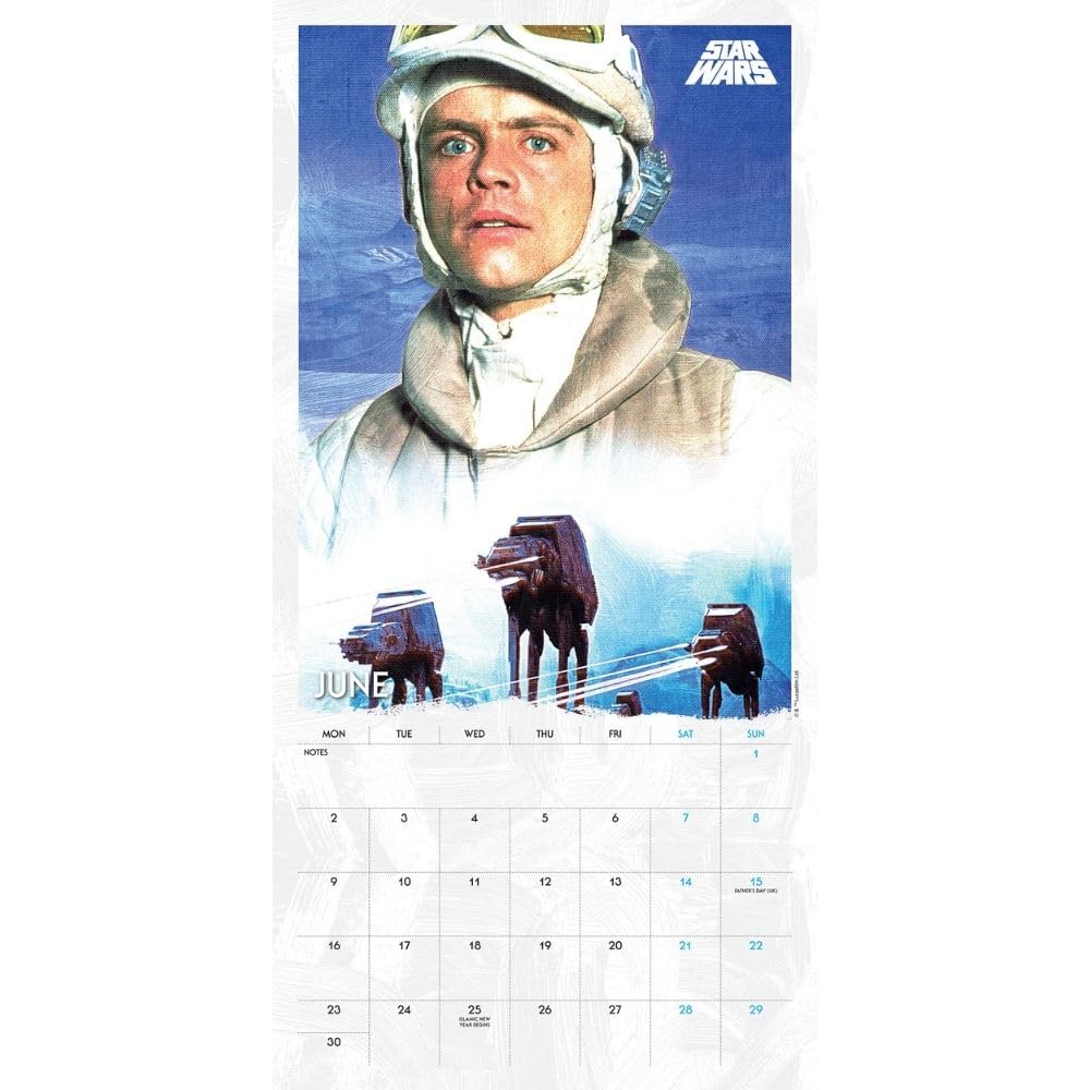 Official Star Wars Classic Square Calendar 2025
