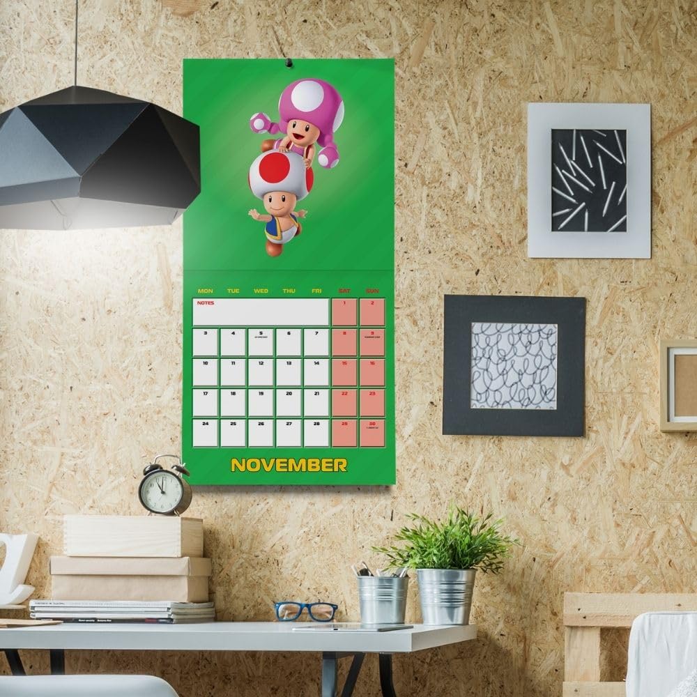 Official Super Mario Square Calendar 2025