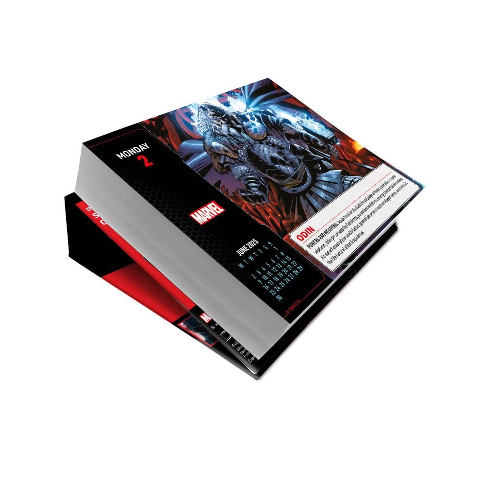 Marvel Desk Block Calendar 2025