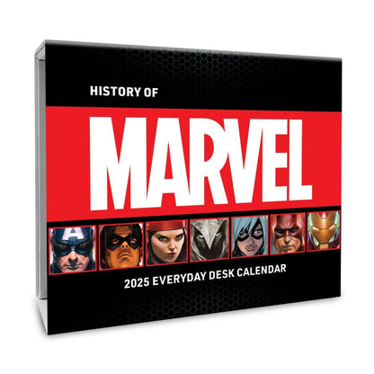Marvel Desk Block Calendar 2025