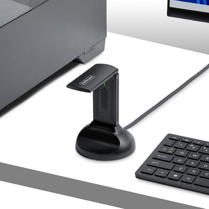 StarTech.com Wi-Fi 6E USB Adapter/Dongle, For Desktop/Laptop PC, Wireless NIC w/Foldable Antenna, WiFi 2.4/5/6GHz Network