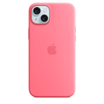Apple - Back Cover For Mobile Phone - Magsafe Compatibility - Silicone - Pink - For Iphone 15 Plus