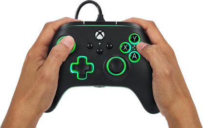 PowerA Advantage Bedrade Controller voor de Xbox Series X|S met Lumectra + RGB ledstrip - Zwart